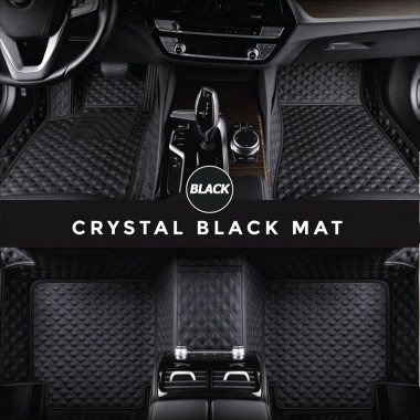 Cheapest Black Crystal Elite Luxury Hybrid Car Floor Mats
