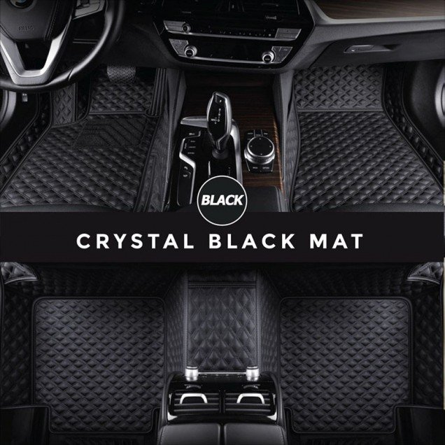 Cheapest Black Crystal Elite Luxury Hybrid Car Floor Mats Cheapest Black Crystal Elite Luxury Hybrid Car Floor Mats