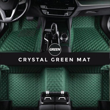 Cheapest Green Crystal Elite Luxury Hybrid Car Floor Mats