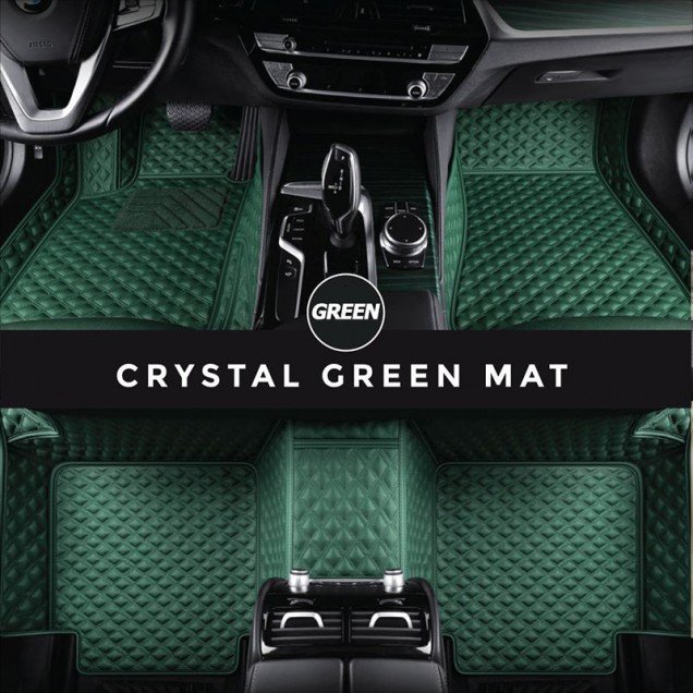 Cheapest Green Crystal Elite Luxury Hybrid Car Floor Mats
