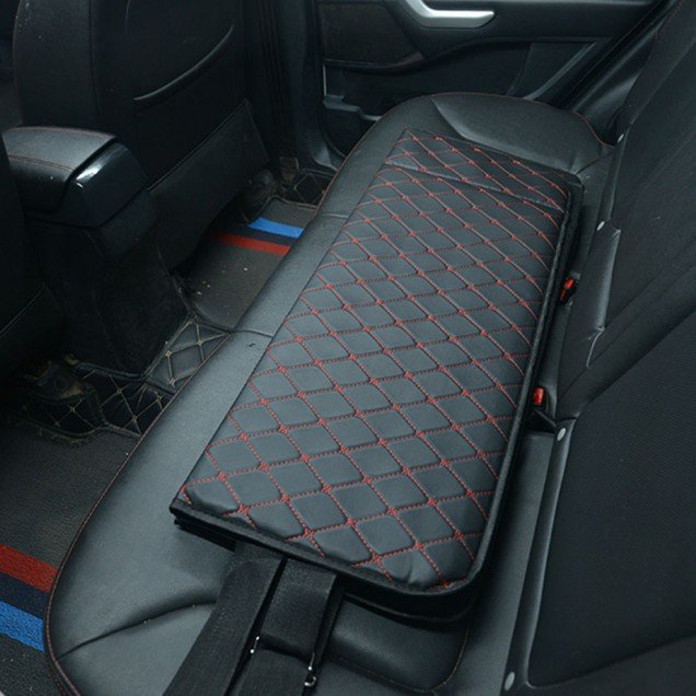 Cheapest Universal Diamond Car Bed - Non-Inflatable Black and Red Stitching Luxury Leather Diamond Car Bed Mattress Cheapest Universal Diamond Car Bed - Non-Inflatable Black and Red Stitching Luxury Leather Diamond Car Bed Mattress