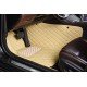 Cheapest Beige Luxury Leather Diamond Car Floor Mats Cheapest Beige Luxury Leather Diamond Car Floor Mats