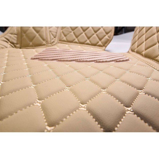 Cheapest Beige Luxury Leather Diamond Car Floor Mats Cheapest Beige Luxury Leather Diamond Car Floor Mats