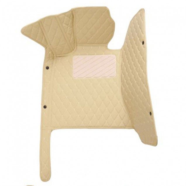 Cheapest Beige Luxury Leather Diamond Car Floor Mats Cheapest Beige Luxury Leather Diamond Car Floor Mats