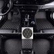 Cheapest Black and Beige Stitching Luxury Leather Diamond Car Floor Mats Cheapest Black and Beige Stitching Luxury Leather Diamond Car Floor Mats