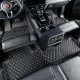 Cheapest Black and Beige Stitching Luxury Leather Diamond Car Floor Mats Cheapest Black and Beige Stitching Luxury Leather Diamond Car Floor Mats