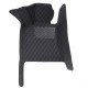 Cheapest Black and Black Stitching Luxury Leather Diamond Car Floor Mats Cheapest Black and Black Stitching Luxury Leather Diamond Car Floor Mats
