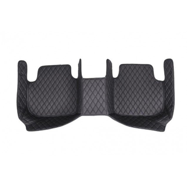 Cheapest Black and Black Stitching Luxury Leather Diamond Car Floor Mats Cheapest Black and Black Stitching Luxury Leather Diamond Car Floor Mats