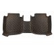 Cheapest Black and Orange Stitching Luxury Leather Diamond Car Floor Mats Cheapest Black and Orange Stitching Luxury Leather Diamond Car Floor Mats