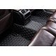 Cheapest Black and White Stitching Luxury Leather Diamond Car Floor Mats Cheapest Black and White Stitching Luxury Leather Diamond Car Floor Mats