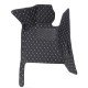 Cheapest Black and White Stitching Luxury Leather Diamond Car Floor Mats Cheapest Black and White Stitching Luxury Leather Diamond Car Floor Mats