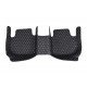 Cheapest Black and White Stitching Luxury Leather Diamond Car Floor Mats Cheapest Black and White Stitching Luxury Leather Diamond Car Floor Mats