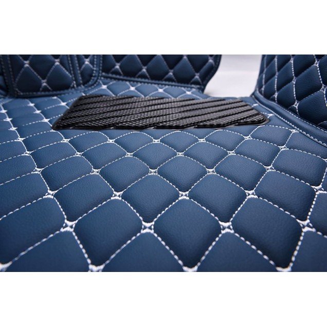 Cheapest Blue Luxury Leather Diamond Car Floor Mats Cheapest Blue Luxury Leather Diamond Car Floor Mats