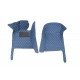 Cheapest Blue Luxury Leather Diamond Car Floor Mats Cheapest Blue Luxury Leather Diamond Car Floor Mats