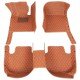 Cheapest Brown Luxury Leather Diamond Car Floor Mats Cheapest Brown Luxury Leather Diamond Car Floor Mats