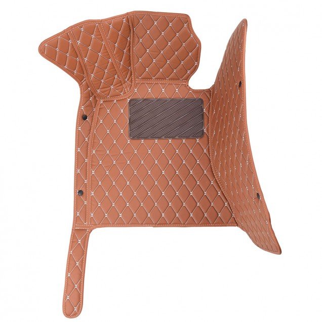 Cheapest Brown Luxury Leather Diamond Car Floor Mats Cheapest Brown Luxury Leather Diamond Car Floor Mats
