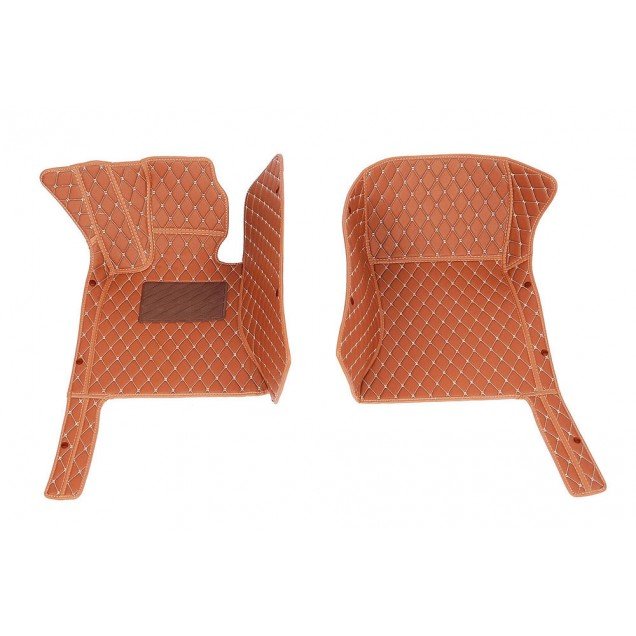 Cheapest Brown Luxury Leather Diamond Car Floor Mats Cheapest Brown Luxury Leather Diamond Car Floor Mats