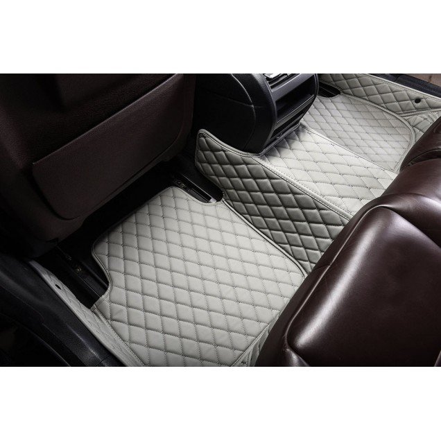 Cheapest Grey Luxury Leather Diamond Car Floor Mats Cheapest Grey Luxury Leather Diamond Car Floor Mats