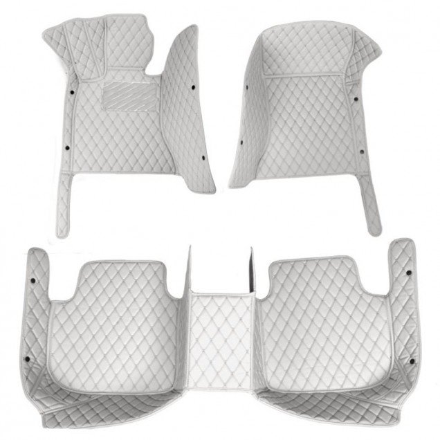 Cheapest Grey Luxury Leather Diamond Car Floor Mats Cheapest Grey Luxury Leather Diamond Car Floor Mats
