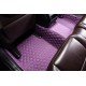 Cheapest Purple Luxury Leather Diamond Car Floor Mats Cheapest Purple Luxury Leather Diamond Car Floor Mats