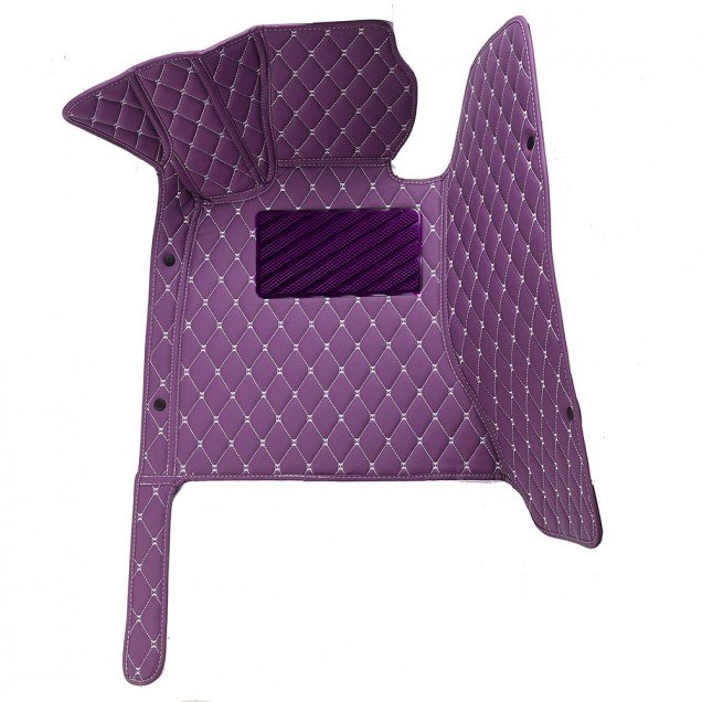 Cheapest Purple Luxury Leather Diamond Car Floor Mats Cheapest Purple Luxury Leather Diamond Car Floor Mats