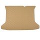 Cheapest Beige Luxury Leather Diamond Trunk Base Mats Cheapest Beige Luxury Leather Diamond Trunk Base Mats