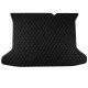 Cheapest Black and Black Stitching Luxury Leather Diamond Trunk Base Mats Cheapest Black and Black Stitching Luxury Leather Diamond Trunk Base Mats