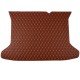 Cheapest Brown Luxury Leather Diamond Trunk Base Mats Cheapest Brown Luxury Leather Diamond Trunk Base Mats