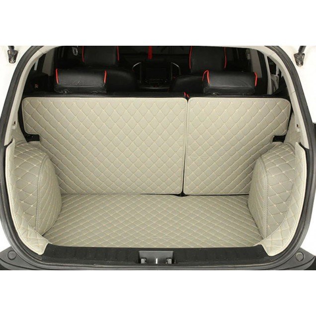 Cheapest Grey Full Cover Luxury Leather Diamond Trunk Car Floor Mats Cheapest Grey Full Cover Luxury Leather Diamond Trunk Car Floor Mats