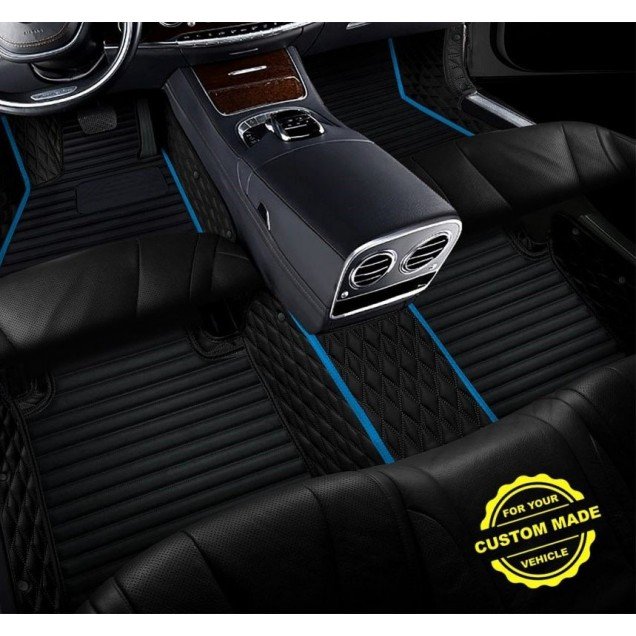 Cheapest Light Blue Hybrid Line Series Premium Car Floor Mats Cheapest Light Blue Hybrid Line Series Premium Car Floor Mats