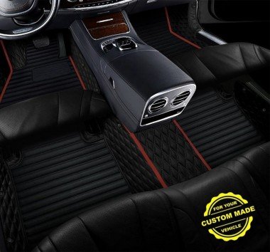 Cheapest Maroon Hybrid Line Series Premium Car Floor Mats