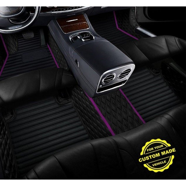 Cheapest Purple Hybrid Line Series Premium Car Floor Mats Cheapest Purple Hybrid Line Series Premium Car Floor Mats