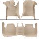 Cheapest Beige Luxury Leather Stripe Car Floor Mats Cheapest Beige Luxury Leather Stripe Car Floor Mats