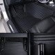 Cheapest Black Luxury Leather Stripe Car Floor Mats Cheapest Black Luxury Leather Stripe Car Floor Mats