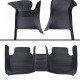 Cheapest Black Luxury Leather Stripe Car Floor Mats Cheapest Black Luxury Leather Stripe Car Floor Mats