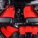 Cheapest Red Luxury Leather Stripe Car Floor Mats Cheapest Red Luxury Leather Stripe Car Floor Mats