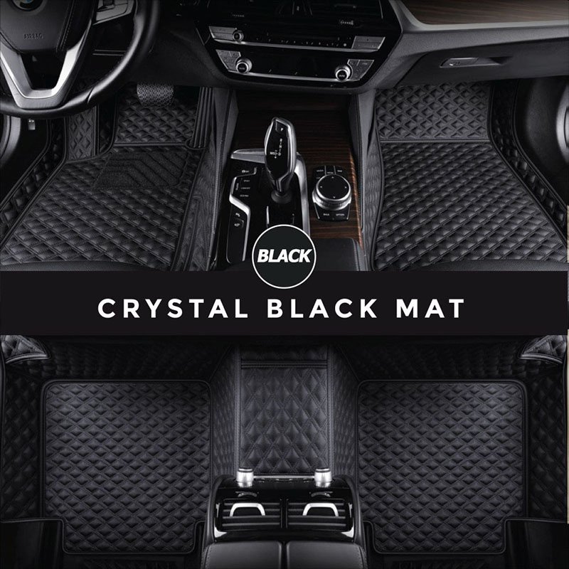 Cheapest Black Crystal Elite Luxury Hybrid Car Mats