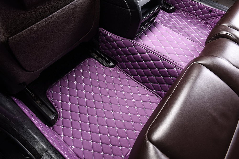 Cheapest Purple Custom Diamond Car Mats