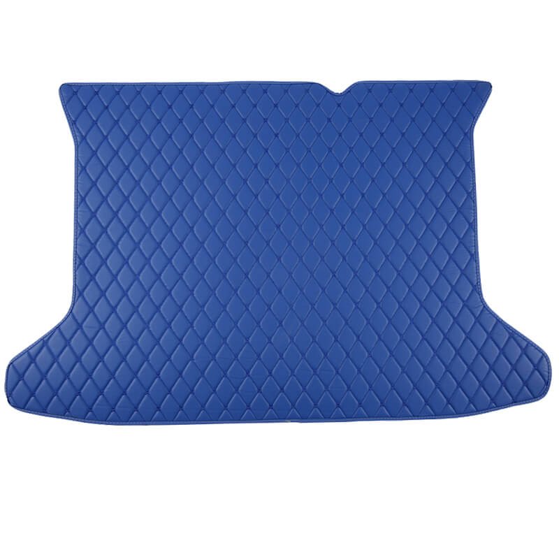 Cheapest Blue Luxury Leather Diamond Trunk Base Mats