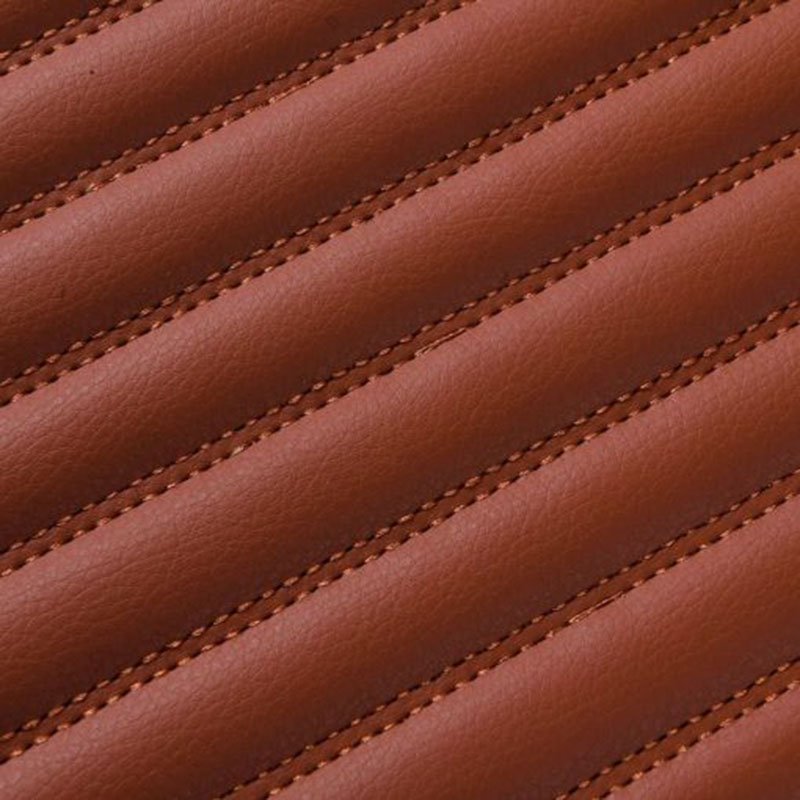Cheapest Brown Luxury Leather Stripe Car Mats